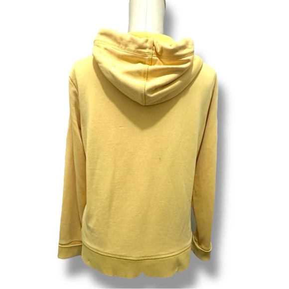 276 Tommy Hilfiger | Unisex Yellow Zip Up Hoodie Sweatshirt Jacket (Size S) - Picture 6 of 12